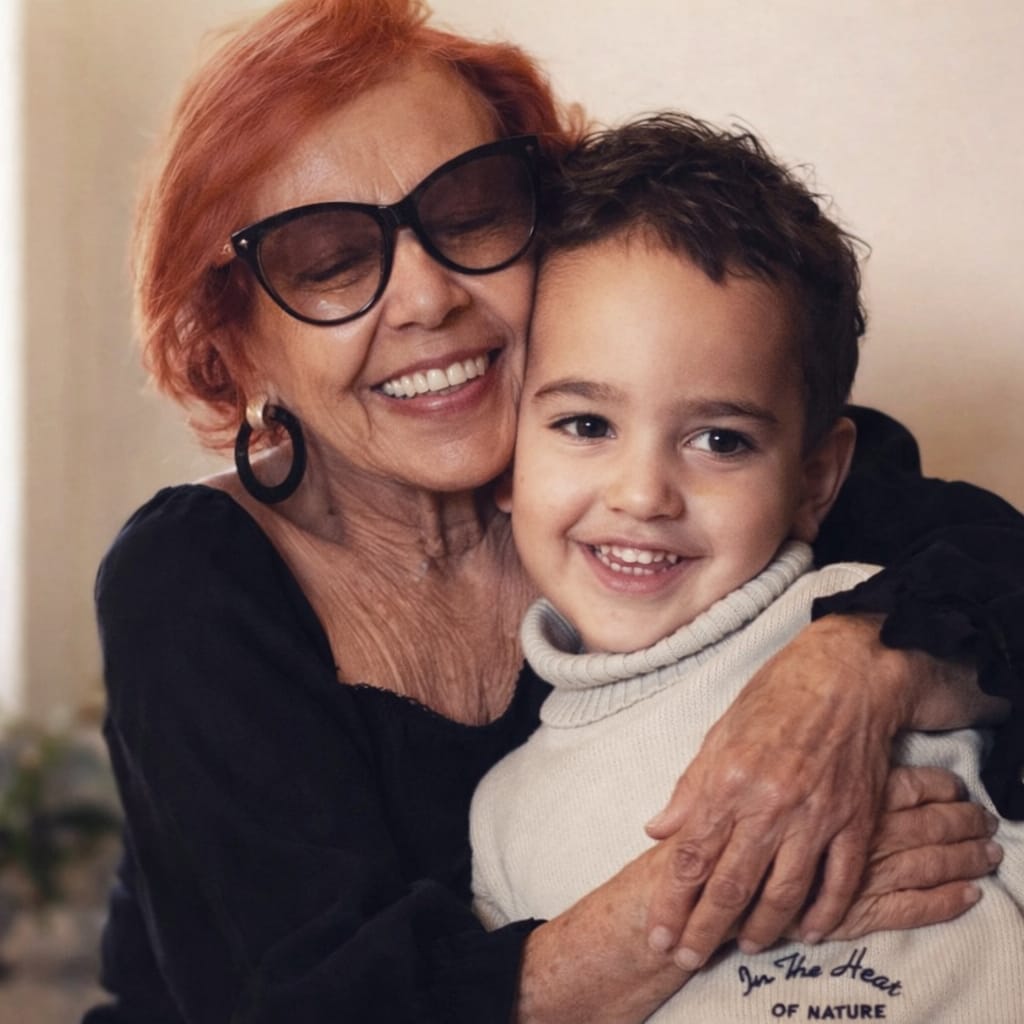 Giacomo and his grandmother